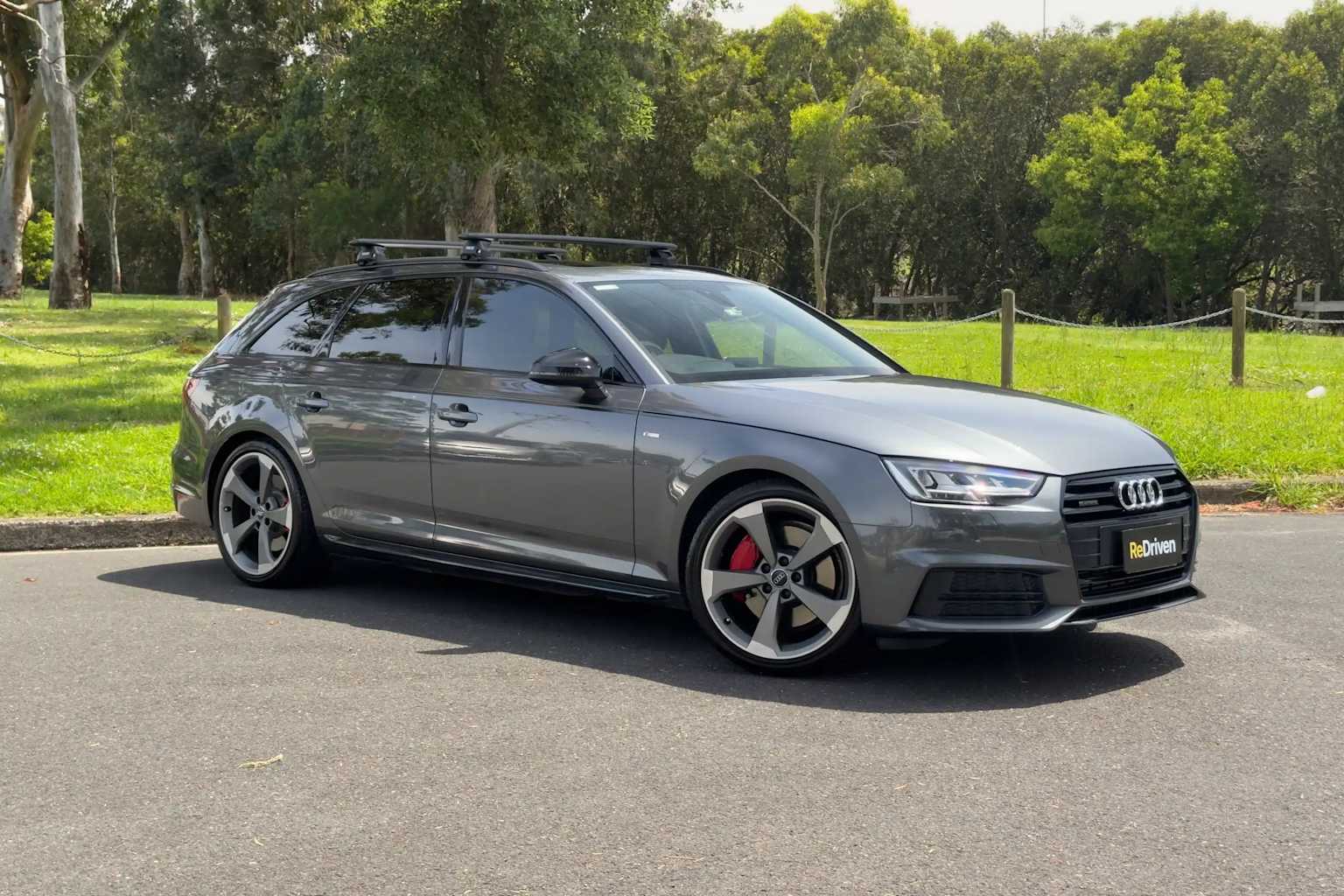 Audi A4 Years to Avoid: Complete Buyer's Guide 2025 7 2018 Audi A4 B9 Avant in gray showcasing its design and sporty features.