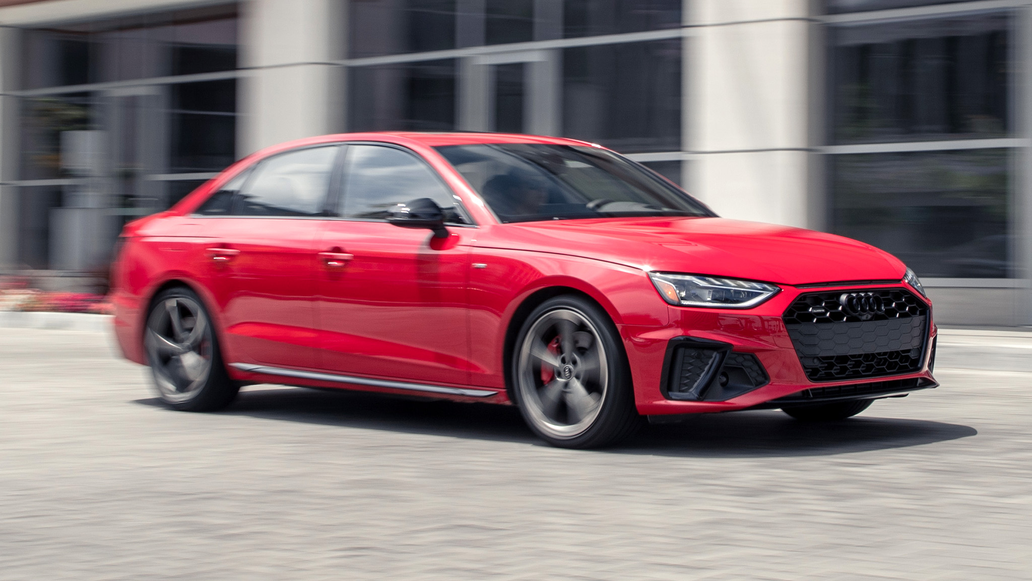 2023 Audi A4 Review: Worth Buying Used? 4 2023 Audi A4 exterior motion 89