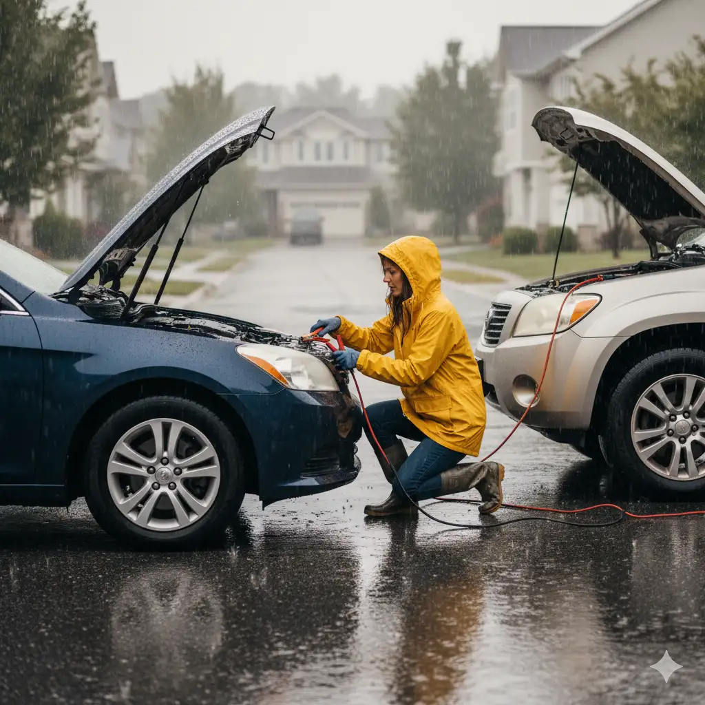【Explained】Can You Jump Start a Car in the Rain? Safety Guide 4 can you jump start a car in the rain 1 1
