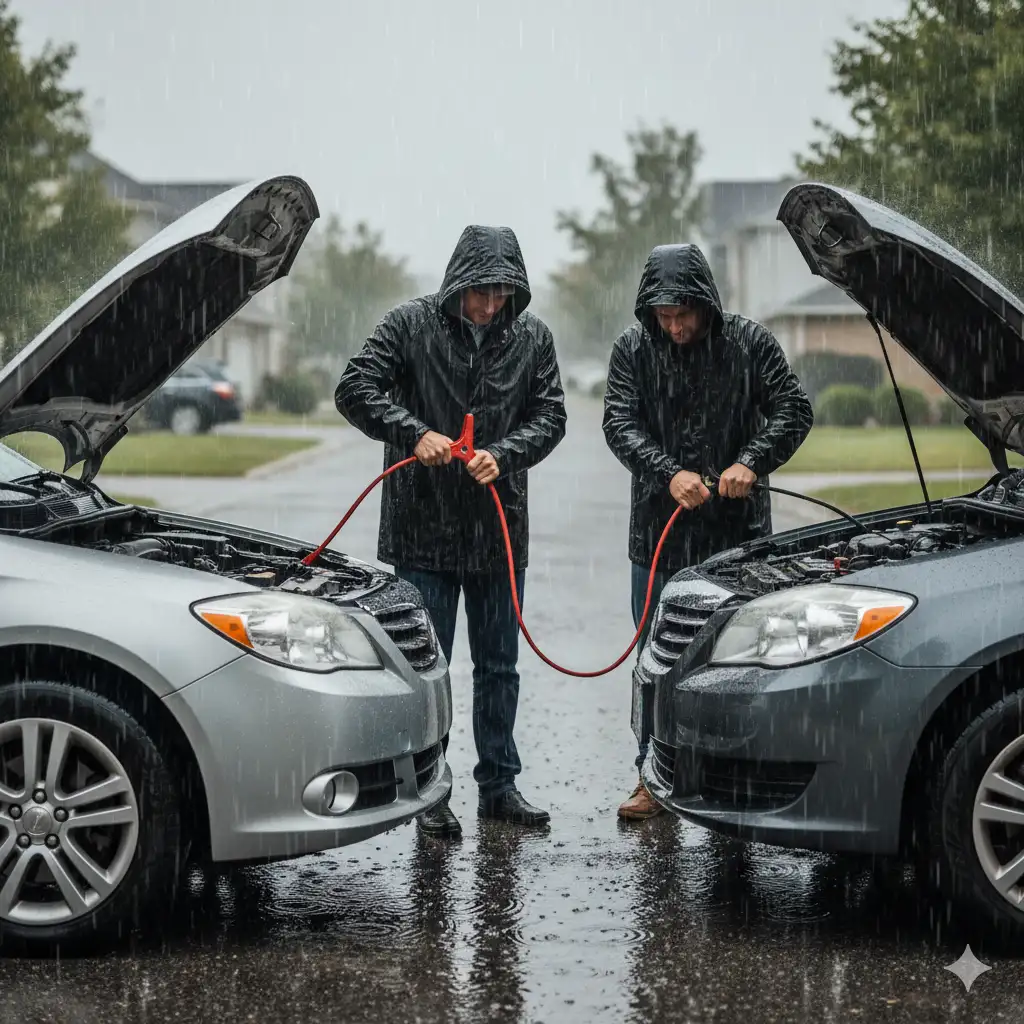 【Explained】Can You Jump Start a Car in the Rain? Safety Guide 3 can you jump start a car in the rain 1