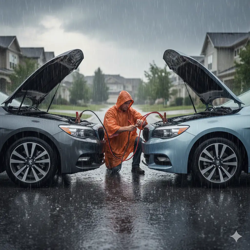 【Explained】Can You Jump Start a Car in the Rain? Safety Guide 5 can you jump start a car in the rain 2