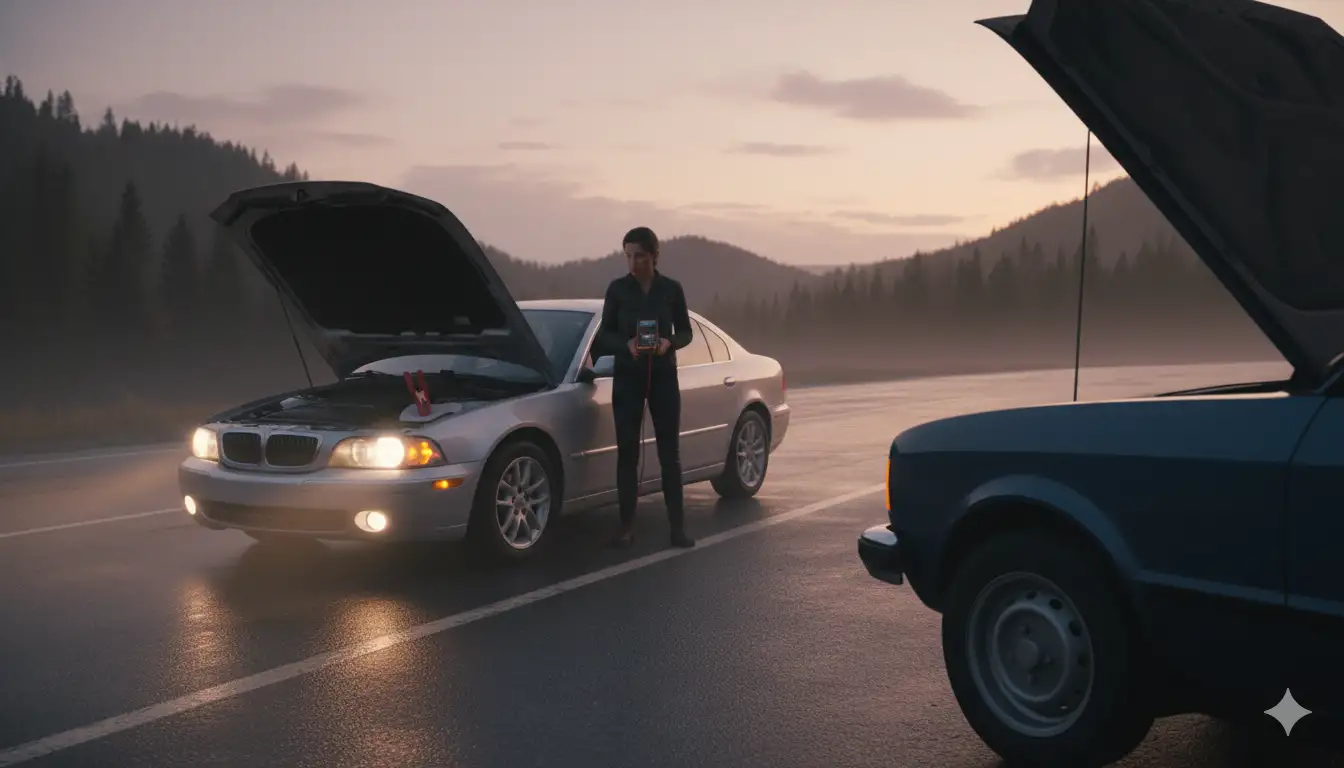 car wont jump start but lights come on 12