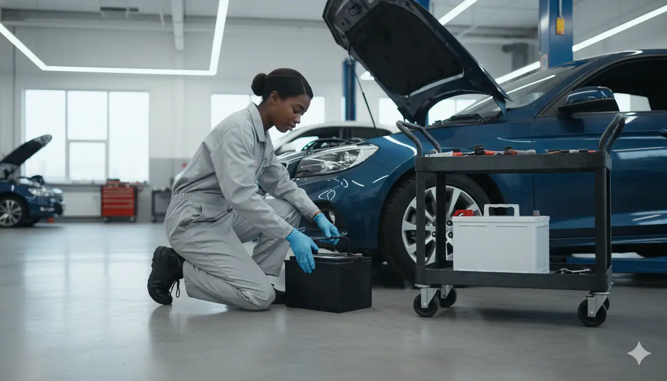 how long does it take to replace a car battery 12