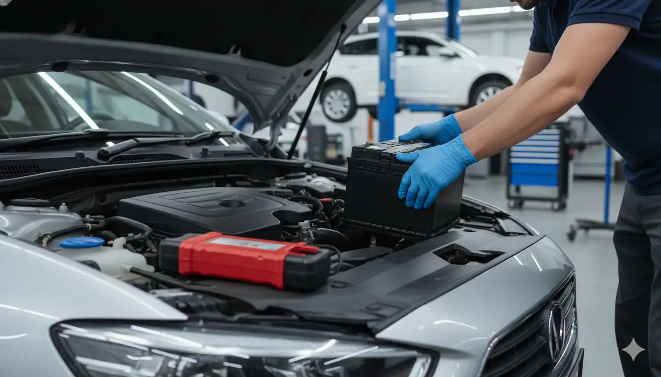 how long does it take to replace a car battery 13