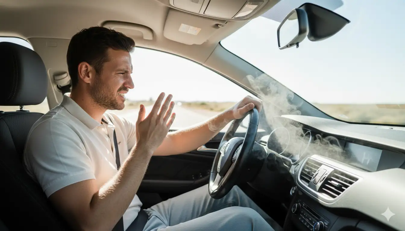 how to fix ac in car blowing hot air 12