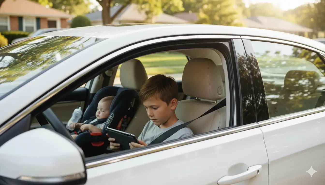 is it illegal to leave your kids in the car 12