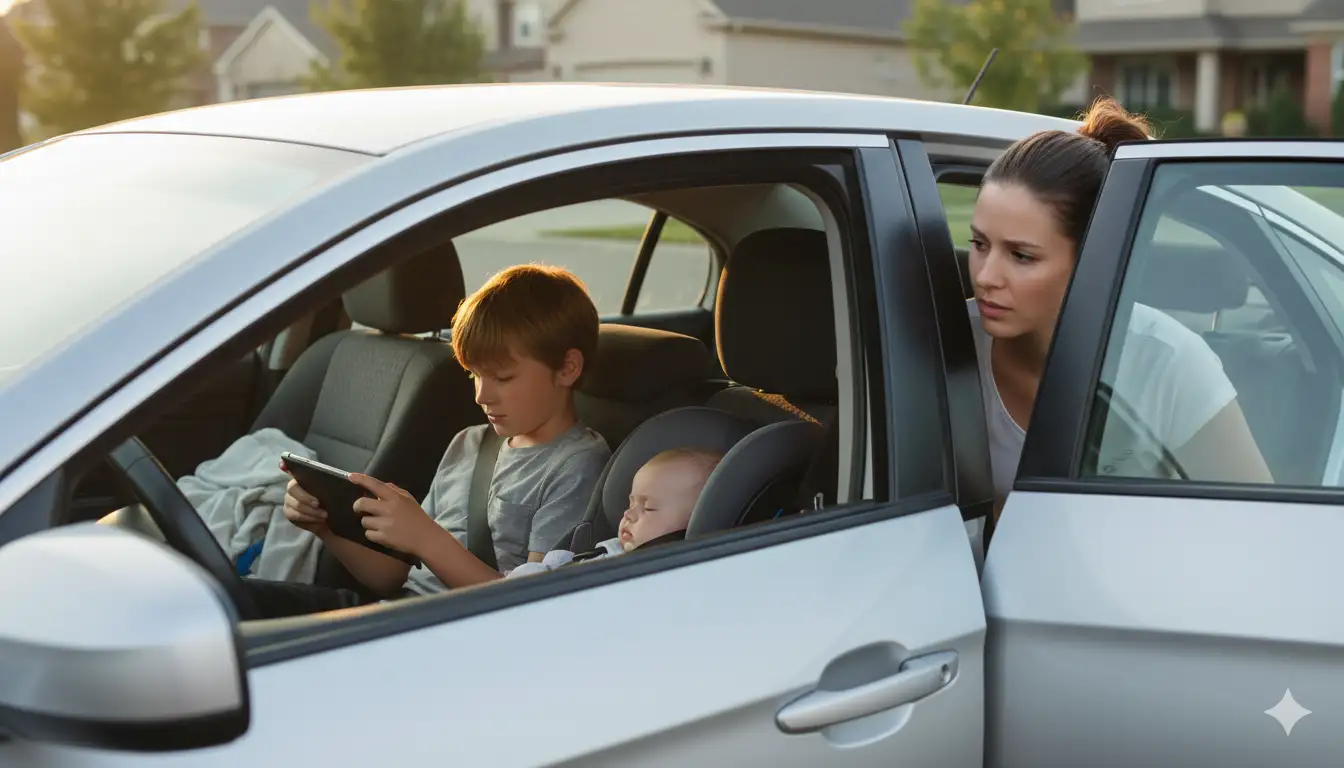 is it illegal to leave your kids in the car 13