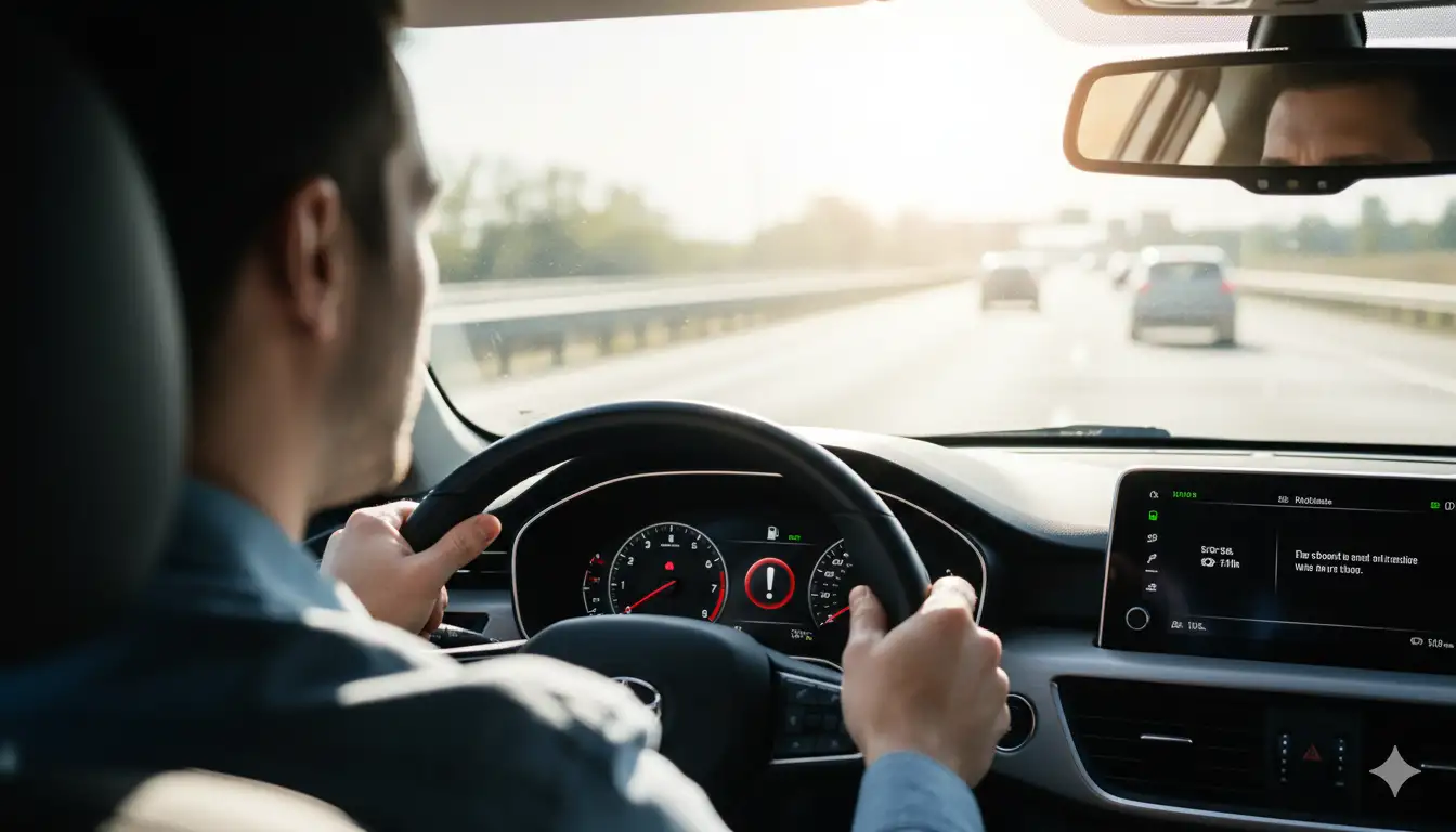 what does the exclamation point mean in a car 12