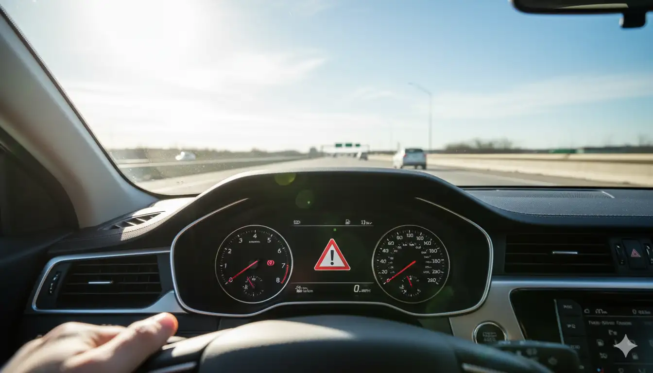 what does the exclamation point mean in a car 13