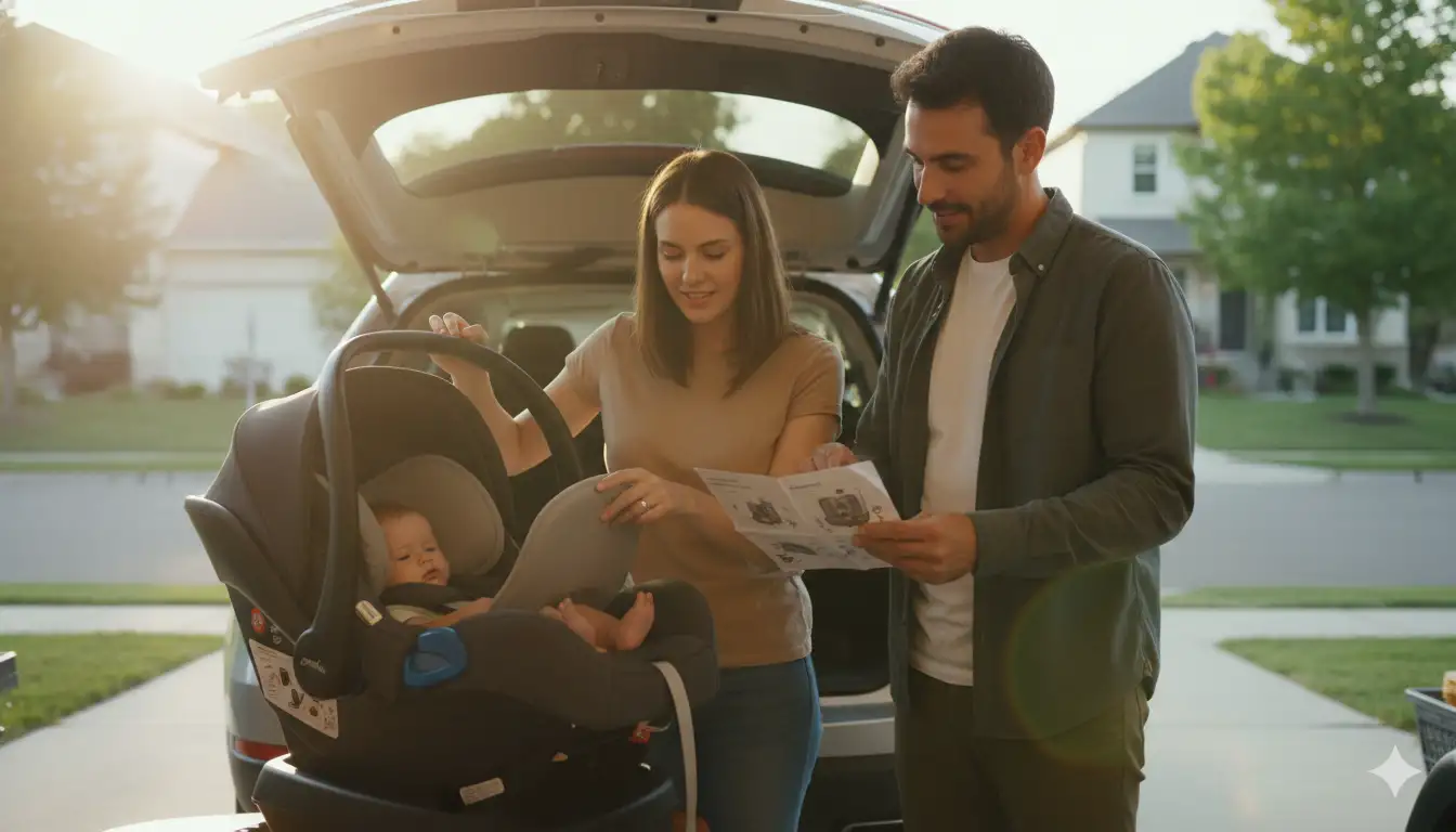 when to take newborn insert out of car seat 13