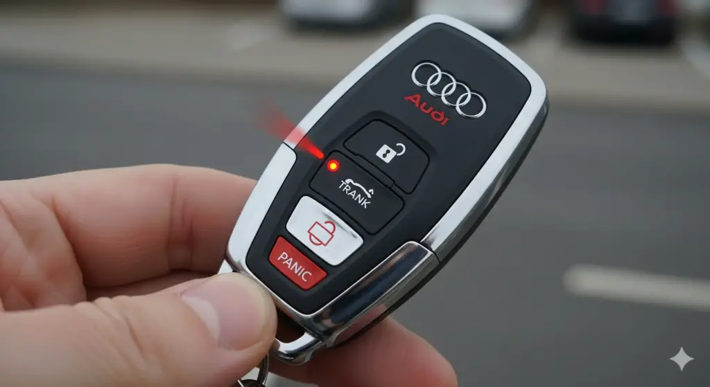 Why Does My Audi Car Key's Red Light Blink But the Car Does Not Open? 4 why does my audi car keys red light blink but the car does not open 1 1