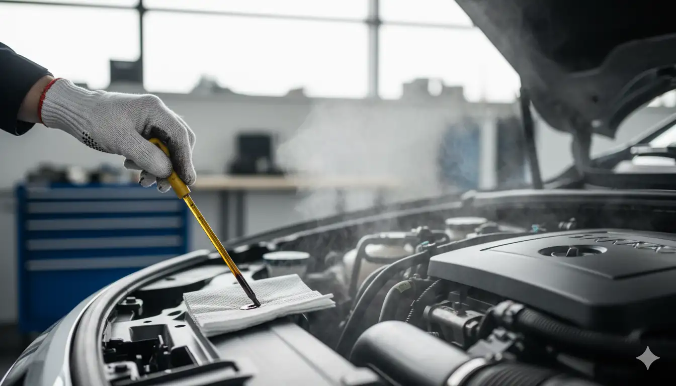 do you check oil when car is hot or cold 12