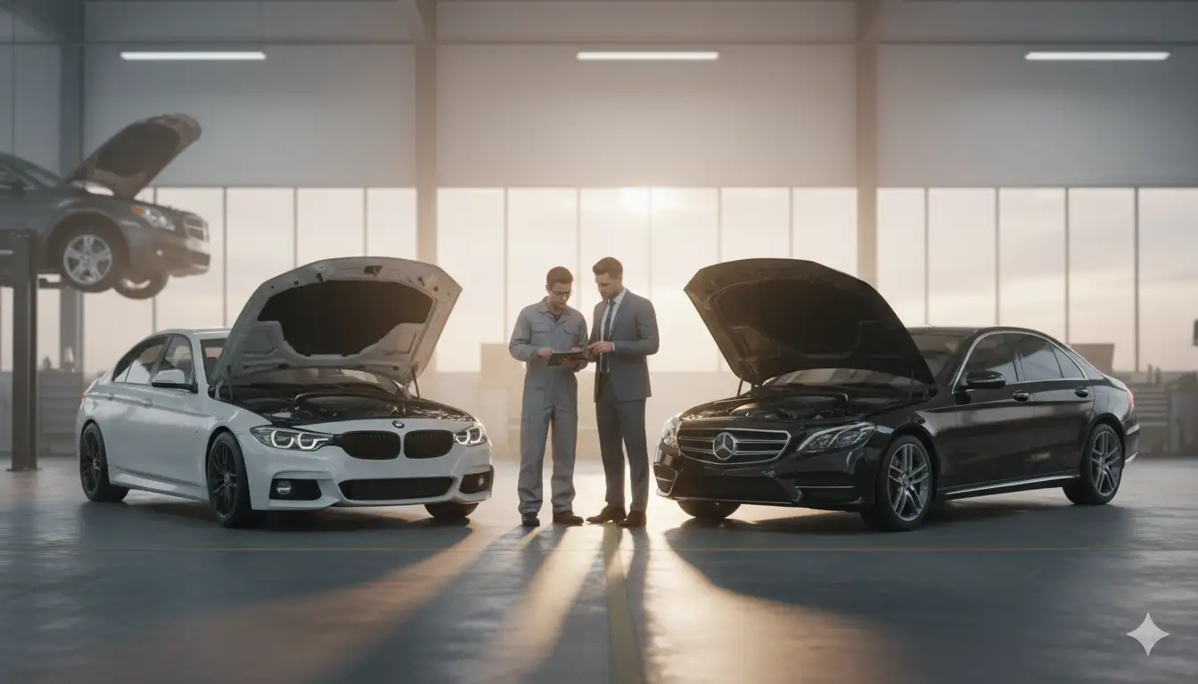 what is more reliable bmw or mercedes 12