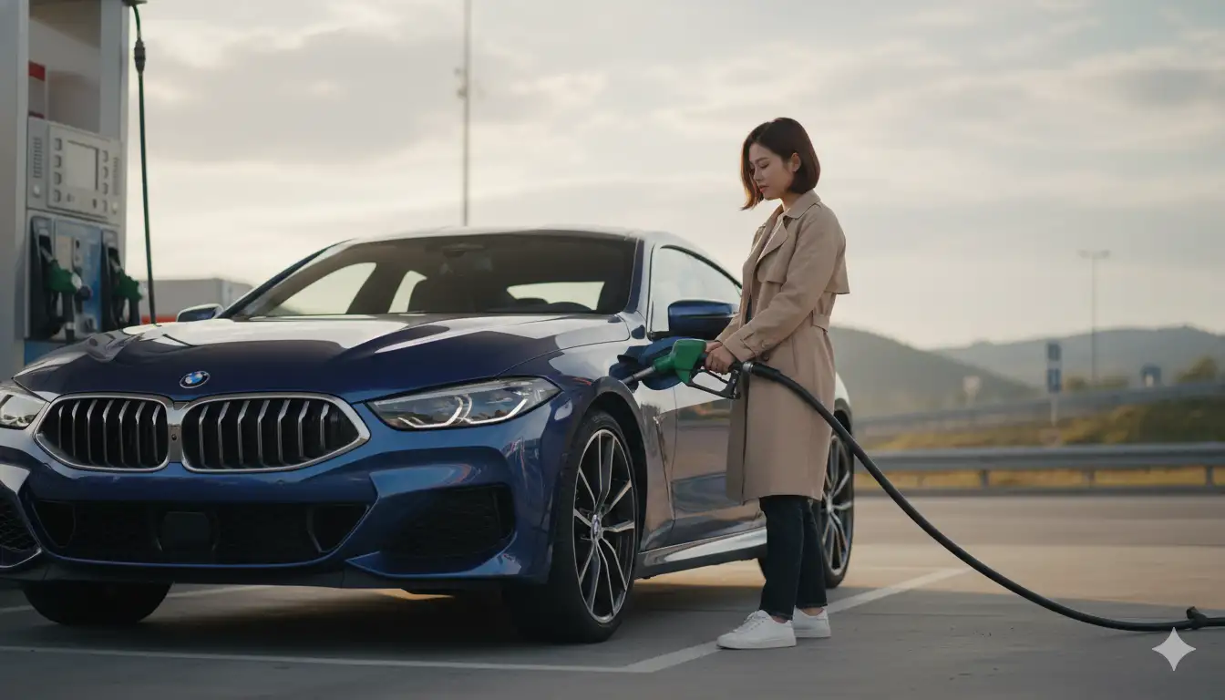 what type of gas do bmw take 13