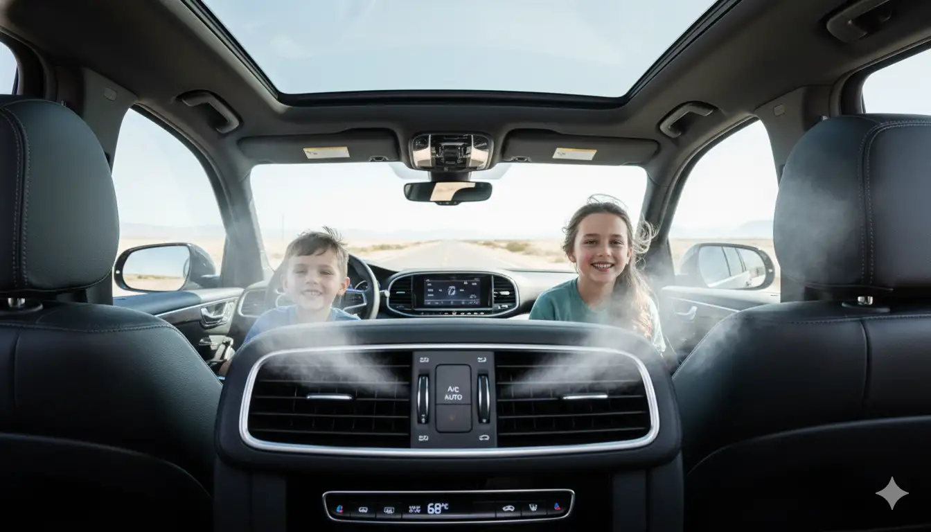 what car has the best air conditioning for the back seat 13