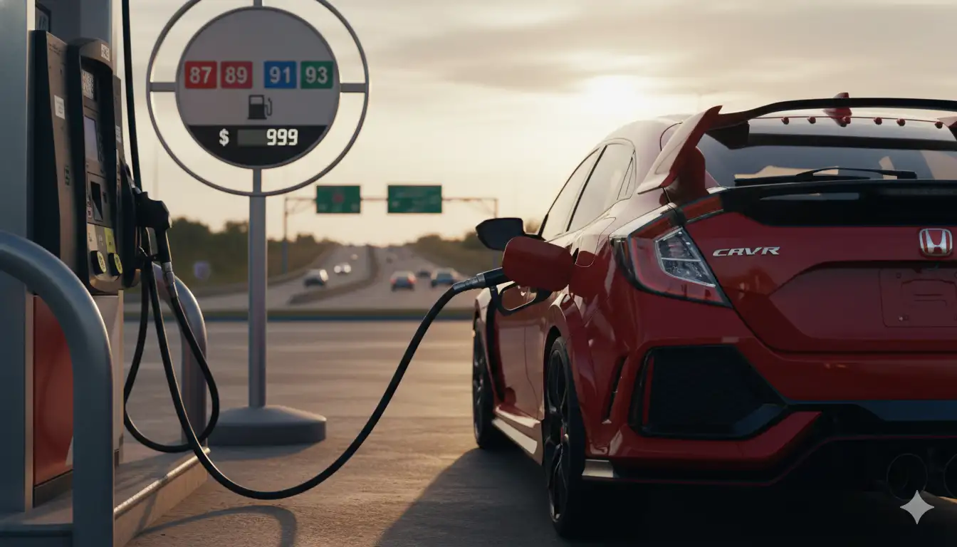 what is the gas mileage of the civic type r 15