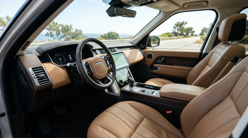 Clean interior dashboard and infotainment display of the 2023 Audi Q4 e-tron