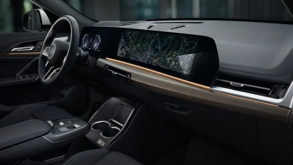 2023 BMW X1 Curved Display and modern minimalist interior dashboard