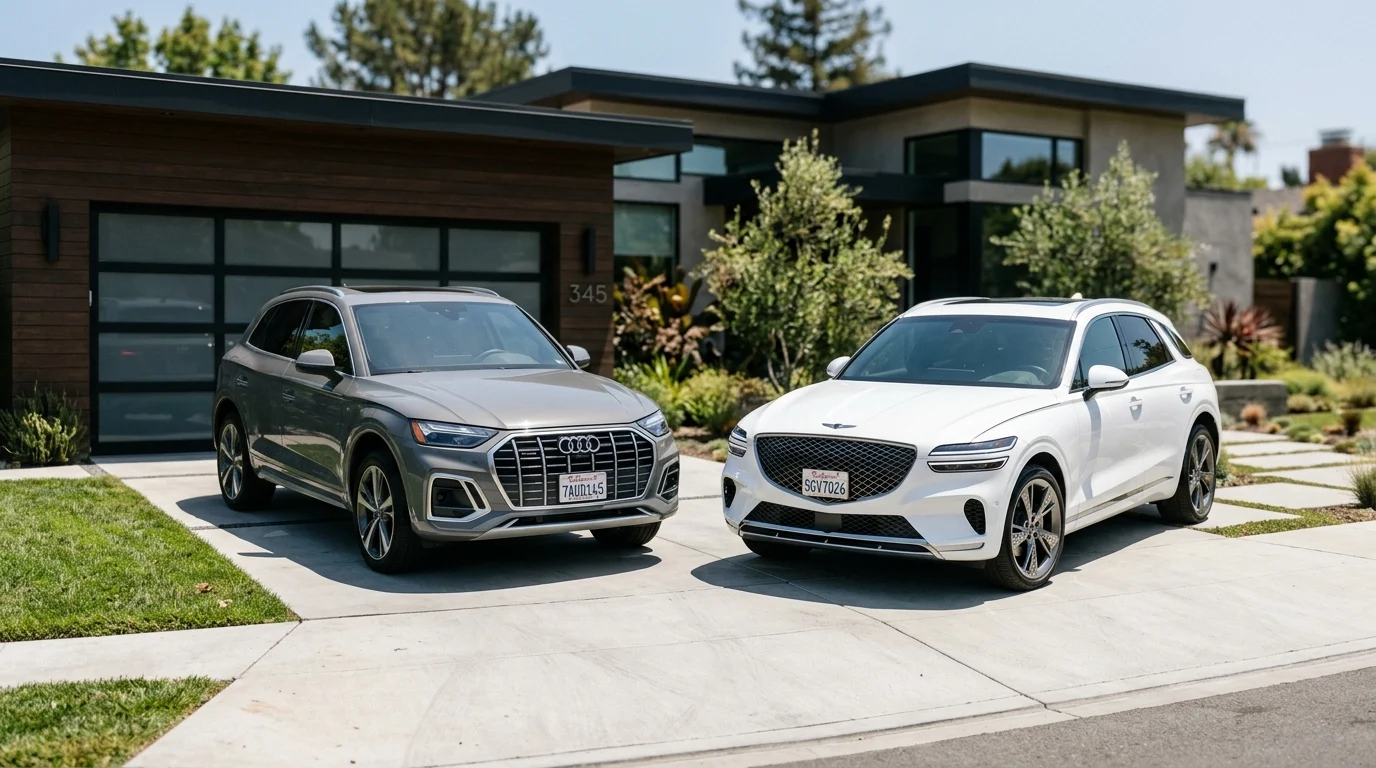Compare Audi Q5 vs Genesis GV70 (2026): Luxury SUV Comparison