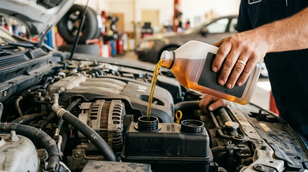 How Much Power Steering Fluid Does a Car Need?