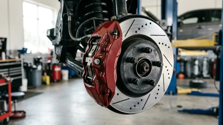How to Space a Brake Caliper Bracket on Your Car