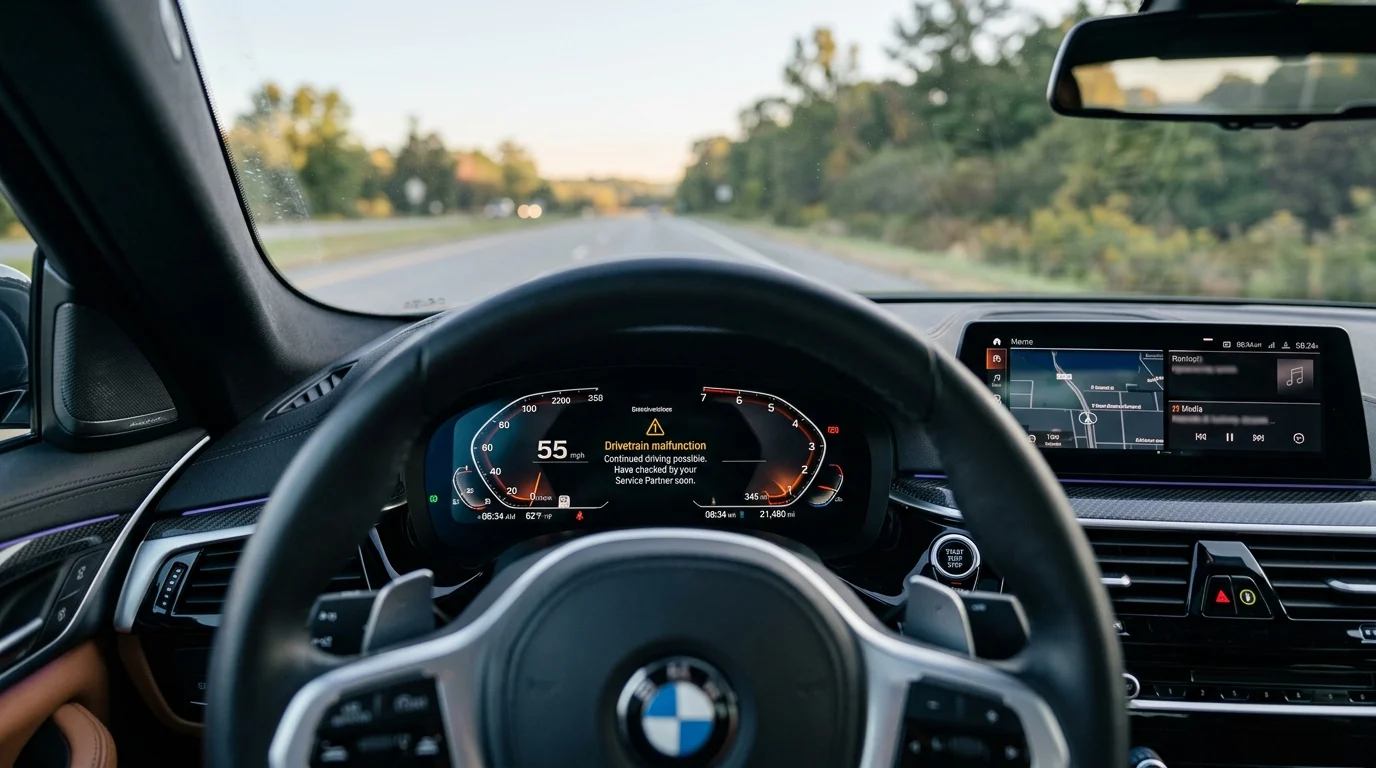 What Does Drivetrain Malfunction Mean on a BMW?