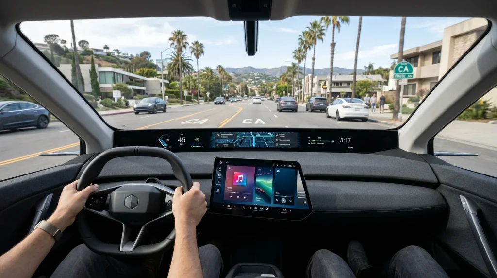 BMW Panoramic iDrive and windshield display interface