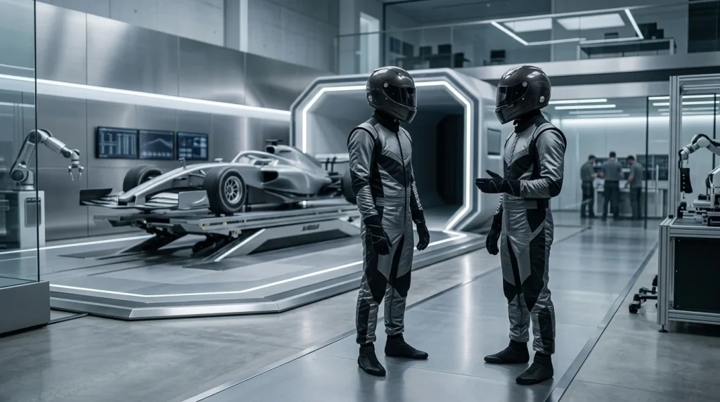 Audi F1 team drivers and engineering facilities
